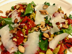 Close up of Fava Bean Salad
