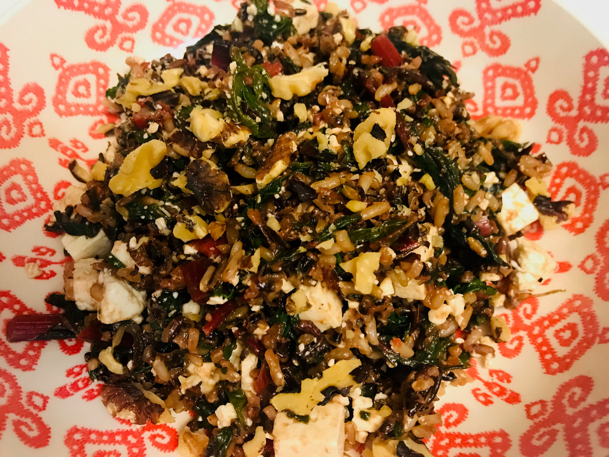 Recipe 9: Cherry Chard Wild Rice – pan2paper